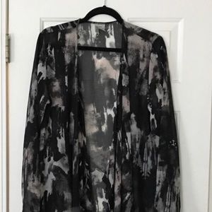 H&M splatter paint kimono size 14